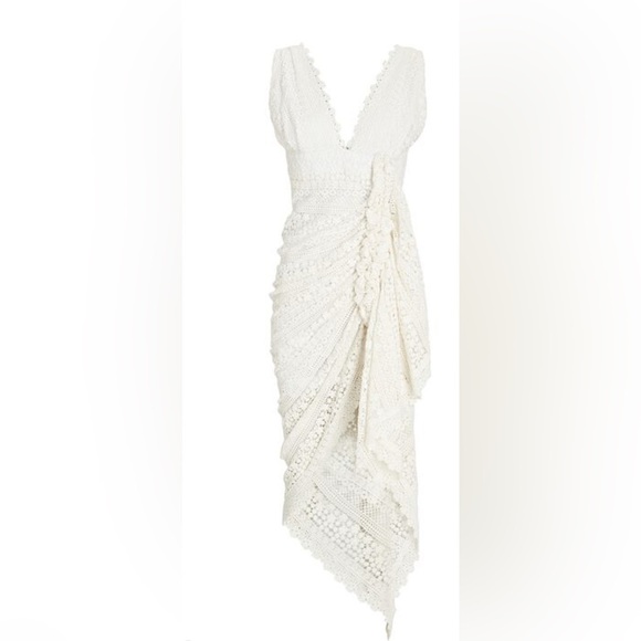 JUST BEE QUEEN
Tulum Ruched Crochet Midi Dress - Picture 3 of 17